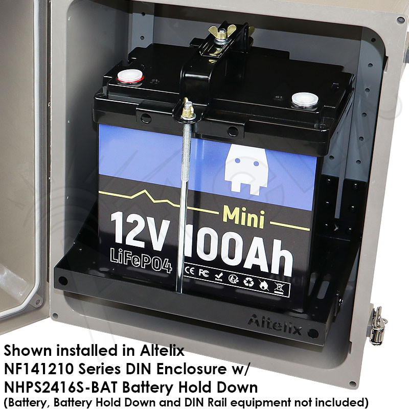 Altelix 10x7 Inch Heavy Duty Steel Battery Shelf Kit for NF141208