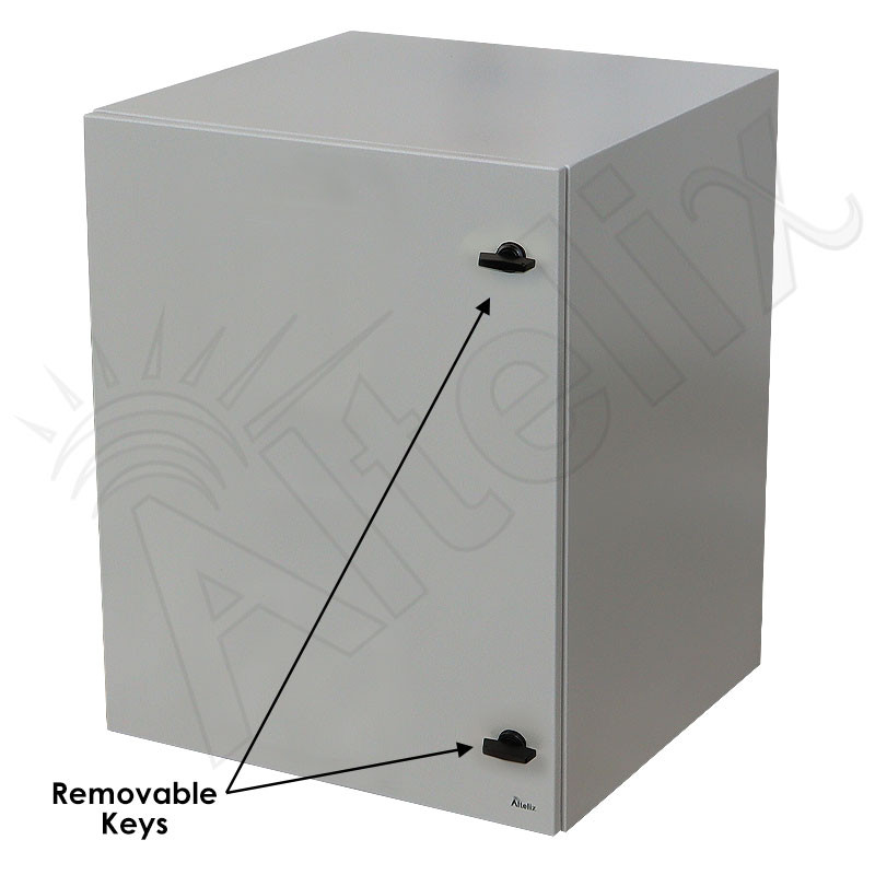 Altelix 28x24x24 Steel Heated Weatherproof NEMA Enclosure with