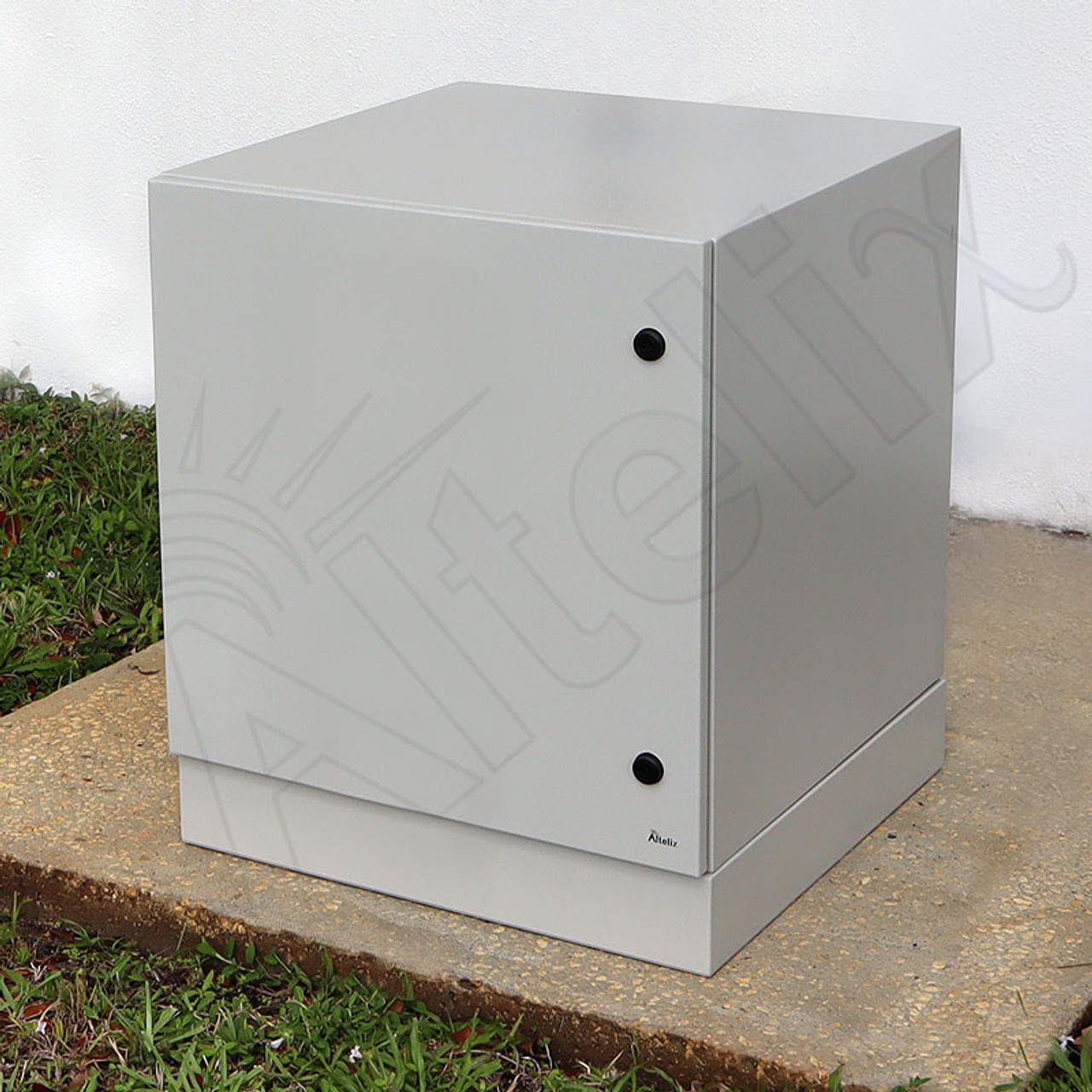 【新品】asiblaster Altelix 24x24x24 NEMA 4X Steel Pad Mount Cabinet Enclosure