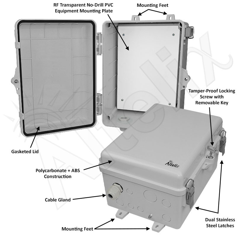 Altelix Aimable WiFi & RFID Directional Enclosure - 12x9x7