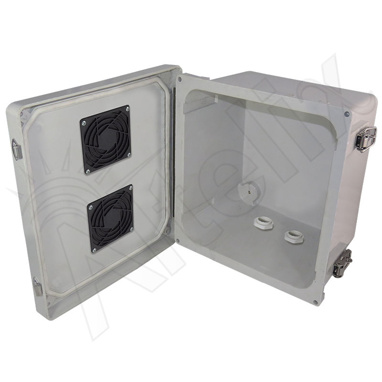 Altelix 10x8x6 Fiberglass Vented Weatherproof NEMA Enclosure