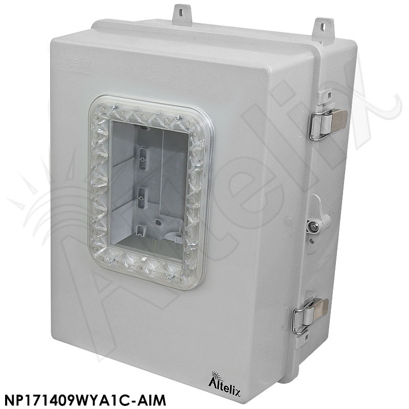 Altelix Windowed 120VAC Enclosure - 17x14x9 Polycarbonate NEMA 4X