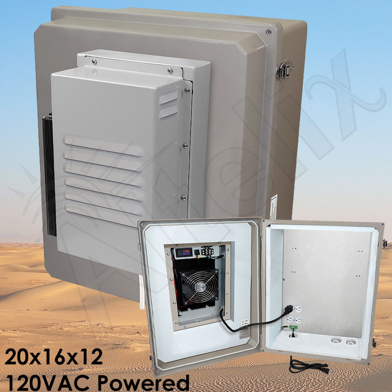 Altelix Air Conditioned Enclosure - 20x16x12 Fiberglass