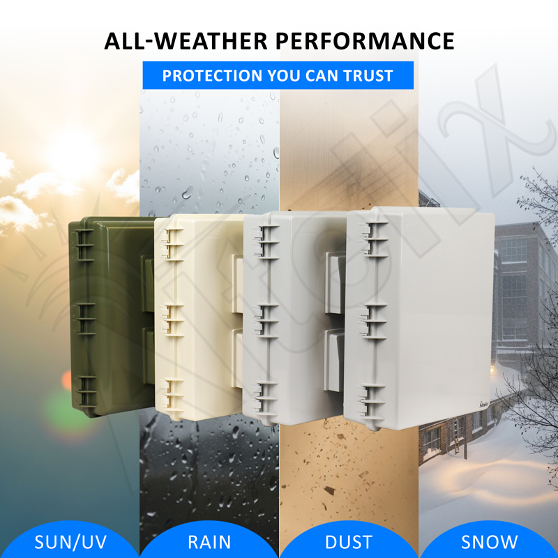 Altelix Indoor / Outdoor Weatherproof ABS Project Box Altelix Indoor / Outdoor Weatherproof ABS Project Box