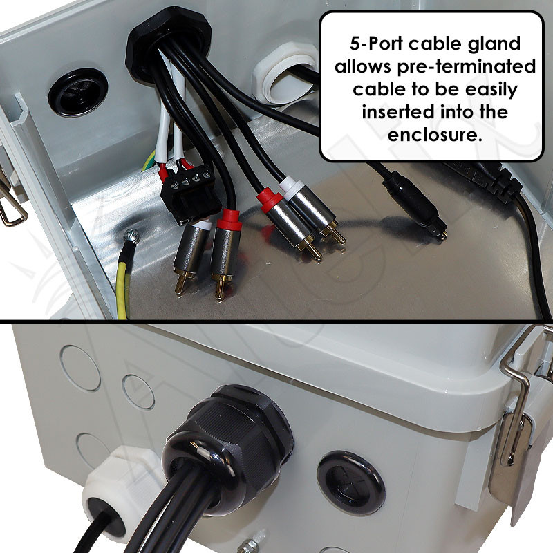 Altelix Weatherproof Enclosure for Sonance® UA Series Amplifiers