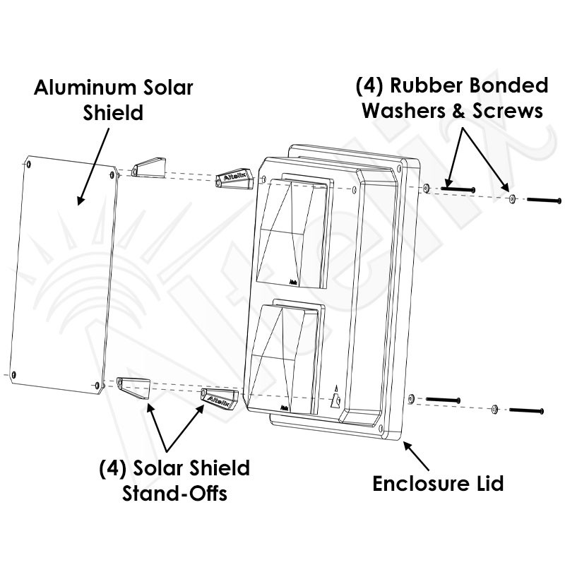 Solar Shield for Altelix NF14 Series Enclosures - Altelix