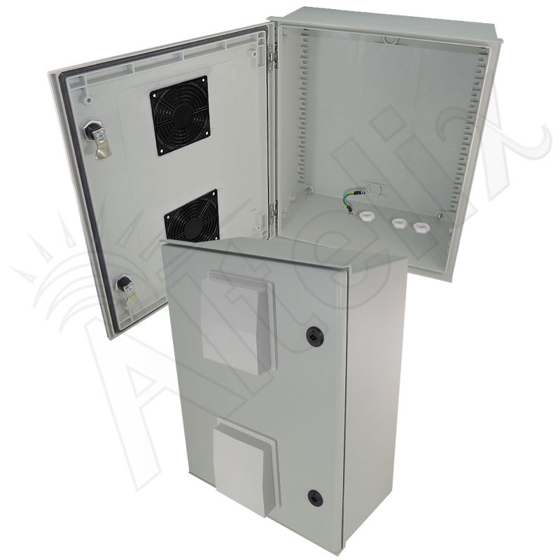 Altelix 20x16x8 Fiberglass Vented Weatherproof NEMA Enclosure