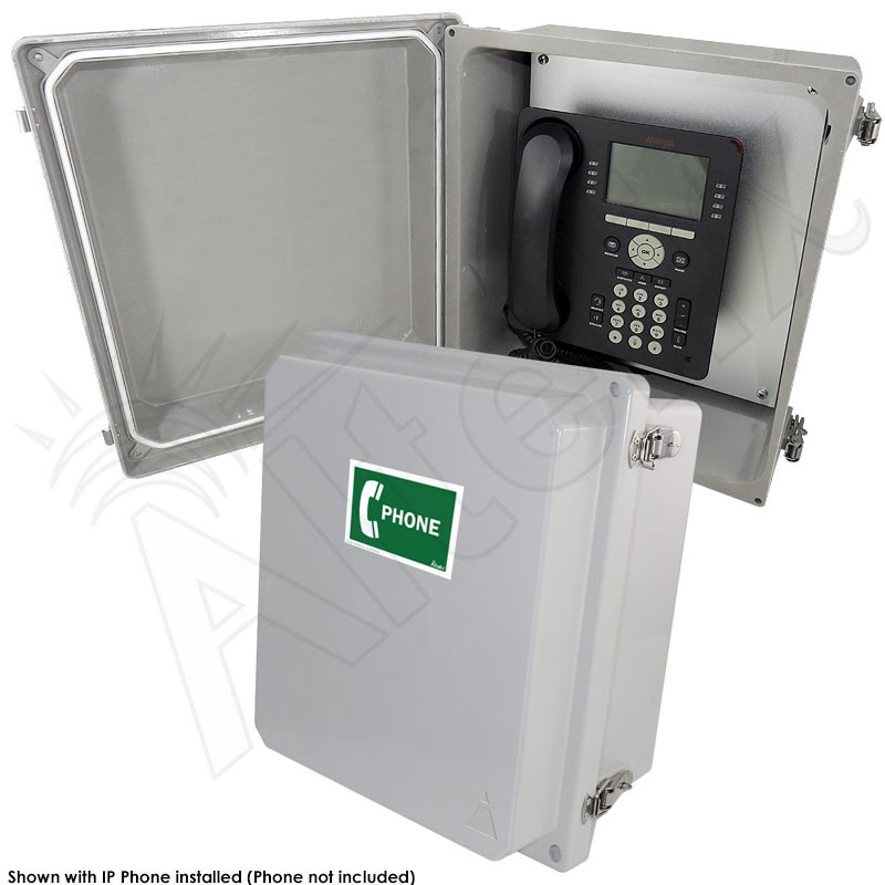 イトウテルミー　a3box Altelix 14x12x8 NEMA 4X Outdoor Weatherproof IP Phone Call Box