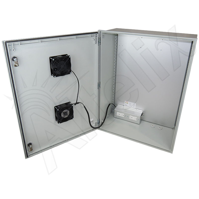 Altelix 32x24x12 Vented Fiberglass Weatherproof NEMA Enclosure