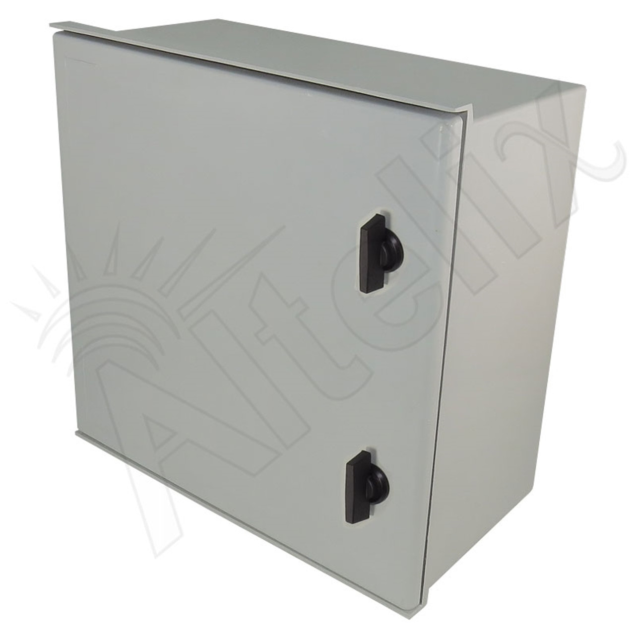 Altelix 16x16x8 Insulated NEMA 4X Fiberglass Heated Weatherproof Enclosure  with Equipment Mounting Plate & 120 VAC Outlets