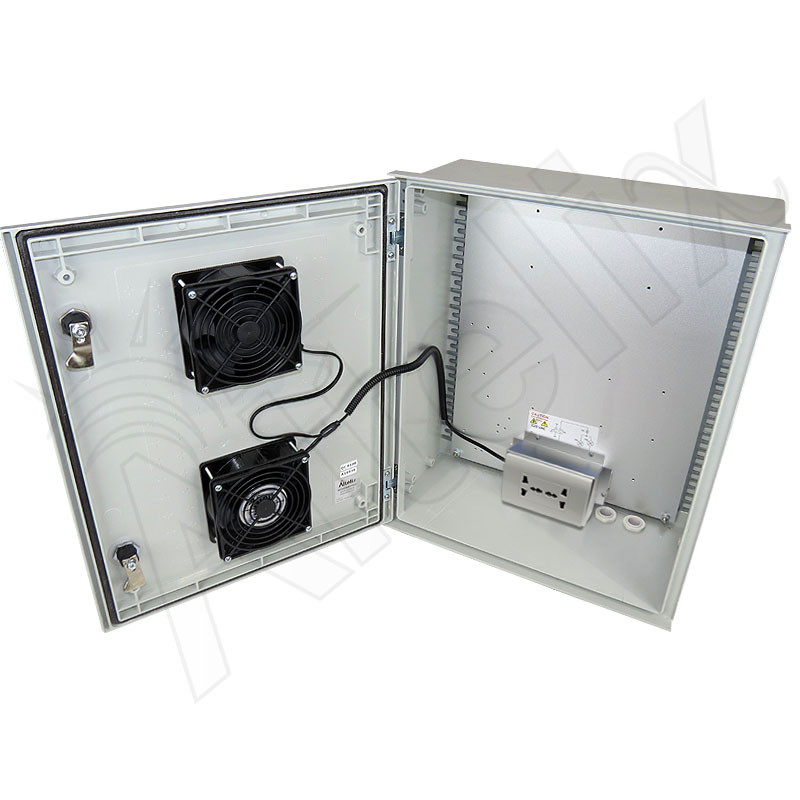 Altelix 20x16x8 Vented Fiberglass Weatherproof NEMA Enclosure with