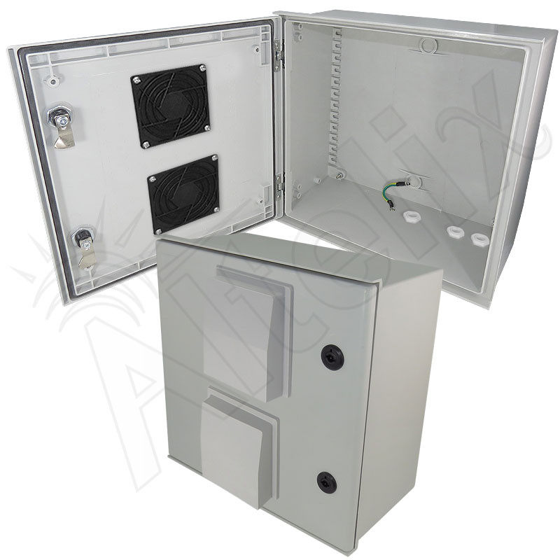 ＥＬＰCDボックスセット Altelix 16x16x8 Vented Fiberglass Weatherproof NEMA Enclosure