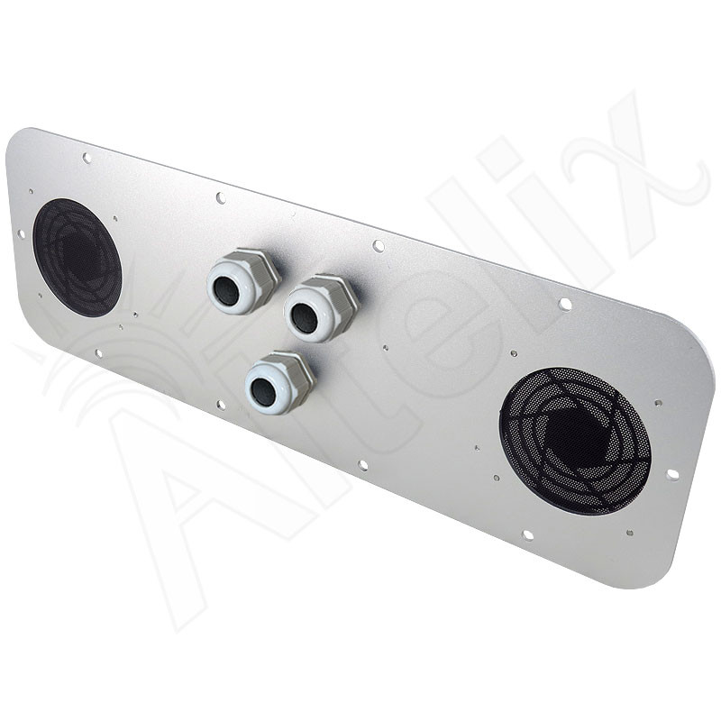 Vented Aluminum Access Panel for 20 Inch and Wider Enclosures