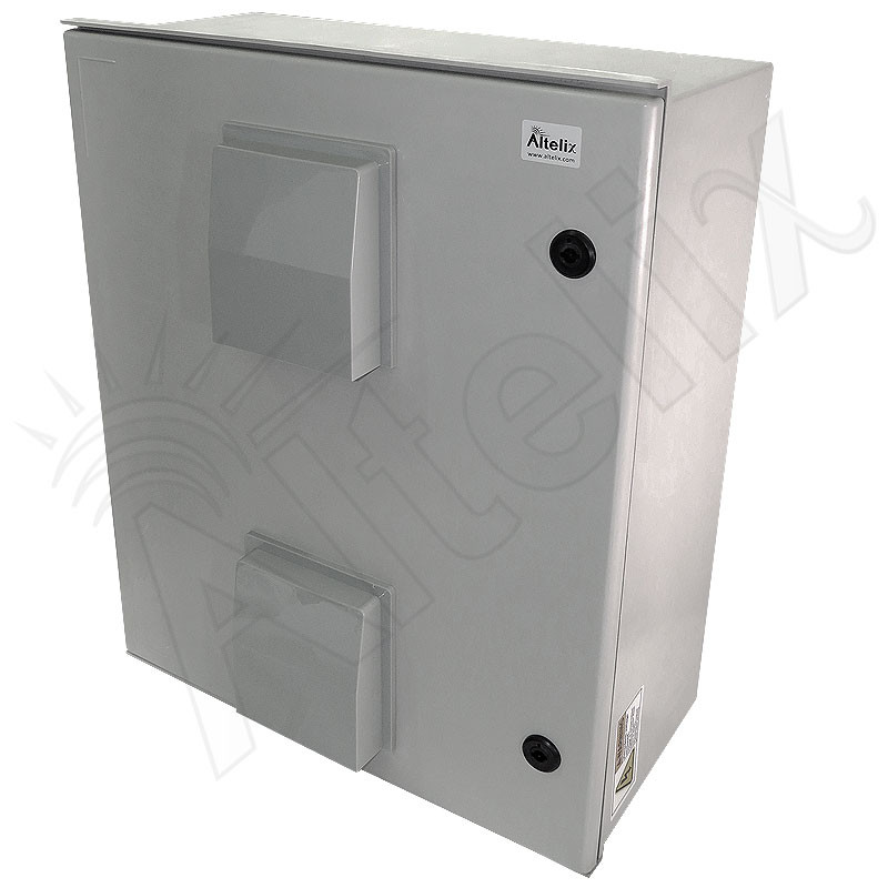 Altelix 24x20x9 Vented Fiberglass Weatherproof NEMA Enclosure with