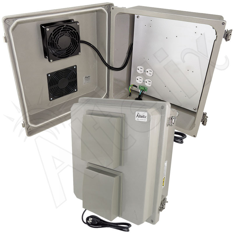 【ゆう】Bristol　INSULATED VENTILATION Altelix 14x12x8 Fiberglass Weatherproof Vented NEMA Enclosure with