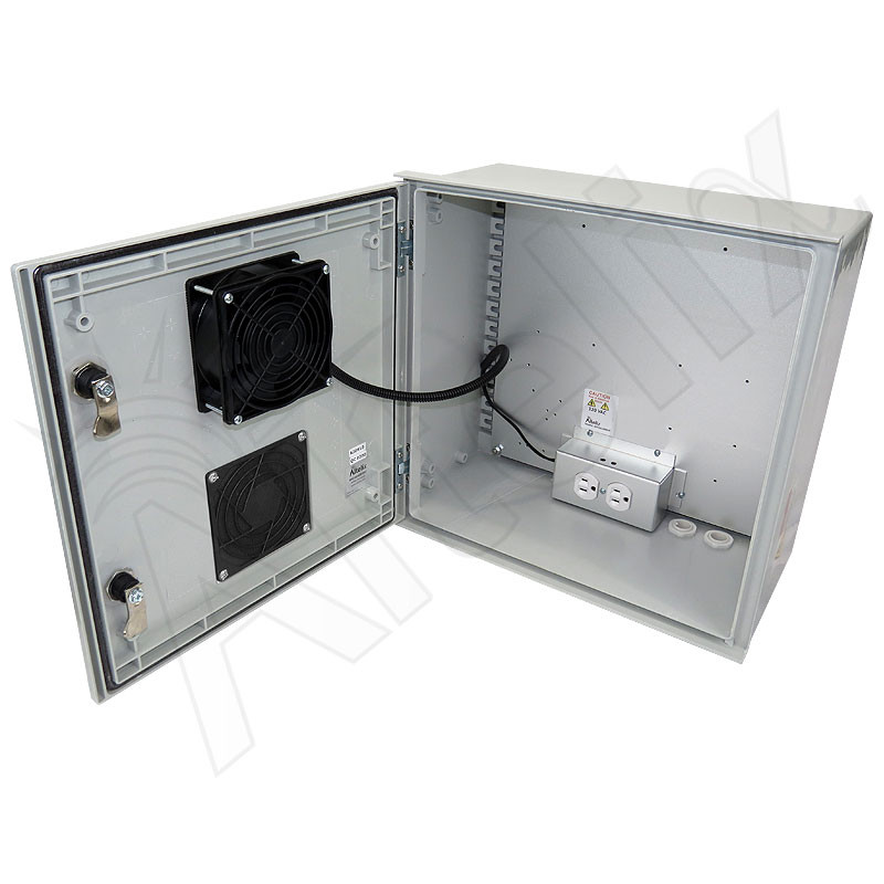Altelix 16x16x8 Vented Fiberglass Weatherproof NEMA Enclosure with