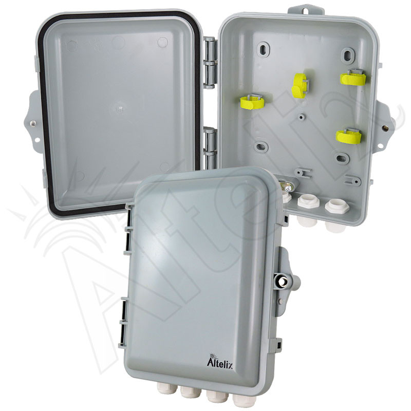 Altelix 9x8x3 NEMA 4X Polycarbonate Weatherproof Utility Box
