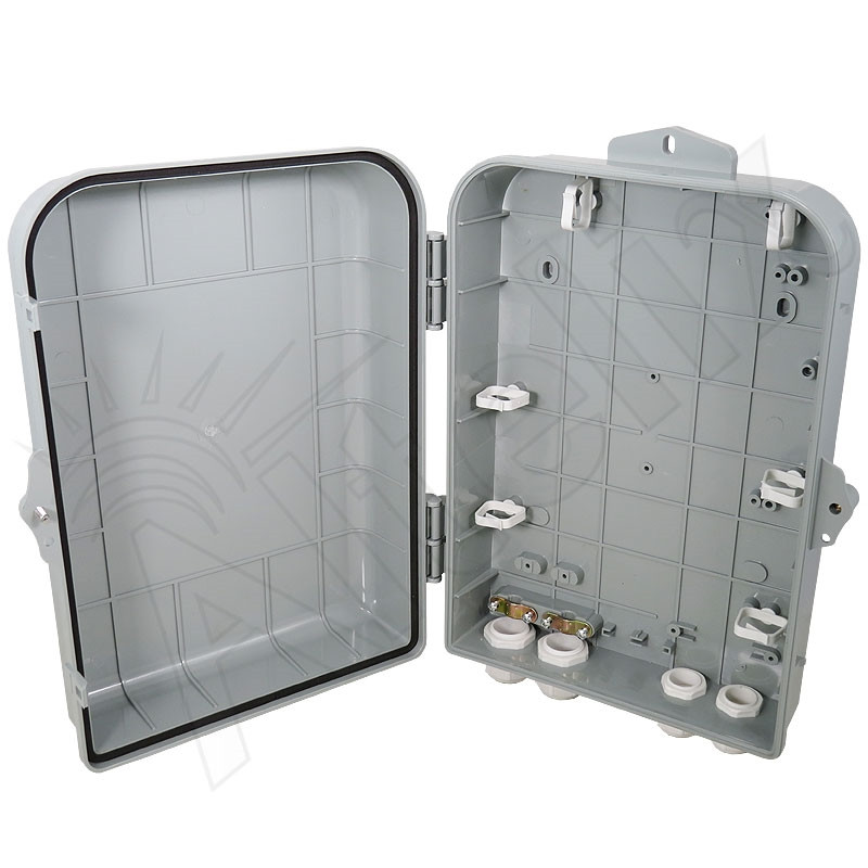 Altelix 15x10x5 NEMA 4X Polycarbonate + ABS Weatherproof Enclosure