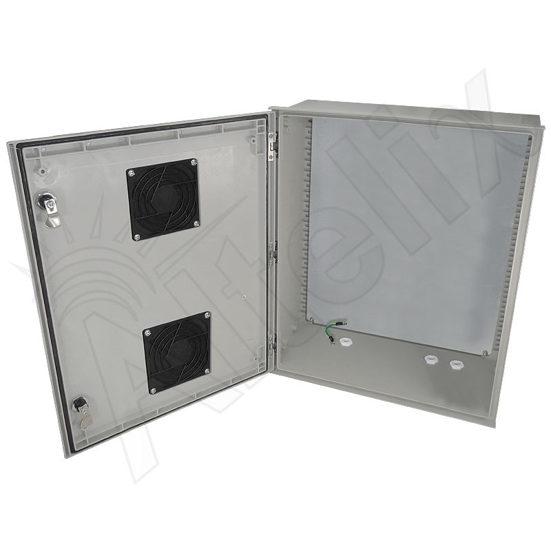 Altelix 24x20x9 Vented Fiberglass Weatherproof NEMA Enclosure with