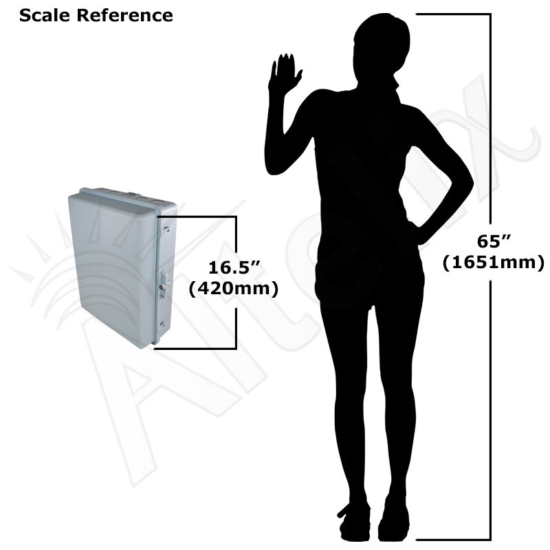 Altelix 17x14x6 PC + ABS Weatherproof Utility Box NEMA Enclosure