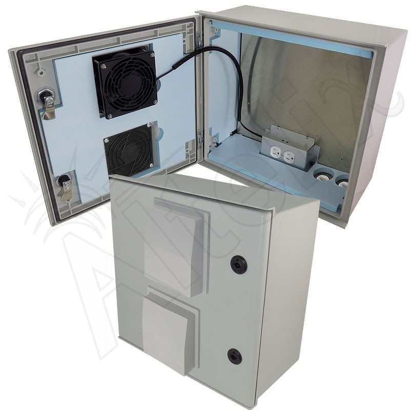 Altelix 16x16x8 Vented Insulated Fiberglass Weatherproof NEMA