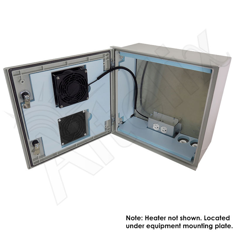 Altelix 16x16x8 Vented Insulated Fiberglass Weatherproof NEMA