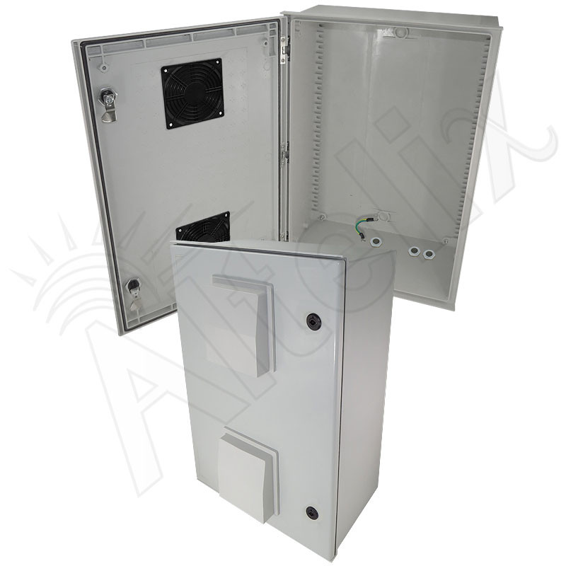 Altelix 24x16x9 Vented Fiberglass Weatherproof NEMA Enclosure