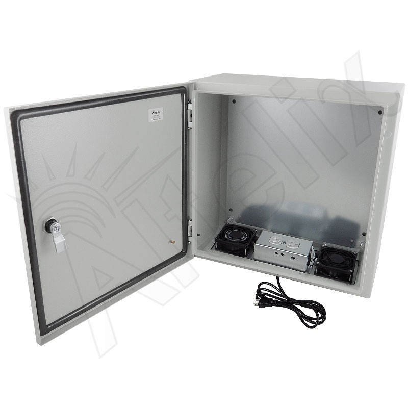 Altelix 16x16x8 Steel Weatherproof NEMA Enclosure with Dual