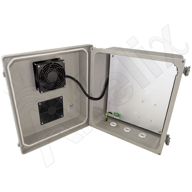 aLUMIX GF6 Altelix 14x12x6 Fiberglass Weatherproof Vented NEMA Enclosure with