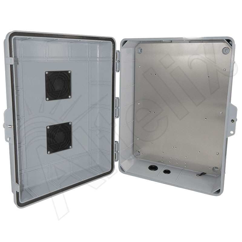 Altelix 17x14x6 Polycarbonate Vented NEMA Enclosure with Aluminum