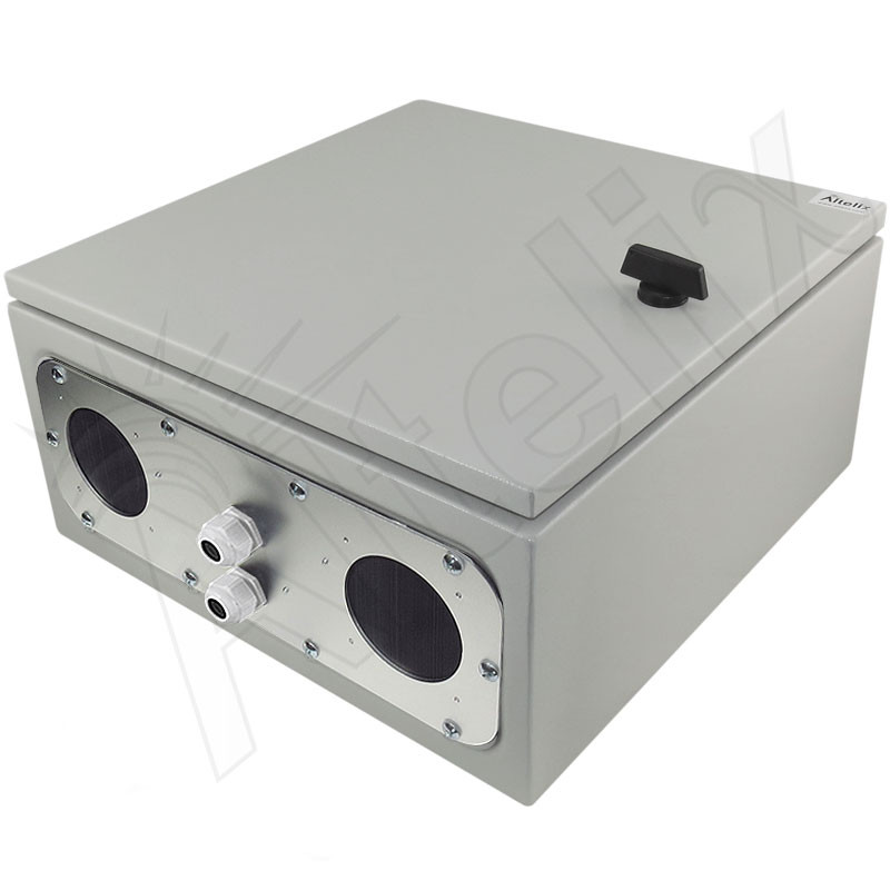 nesre6 Altelix 16x16x8 Vented Steel Weatherproof NEMA Enclosure with