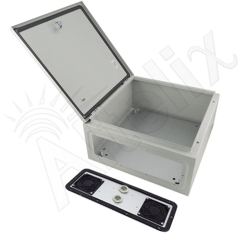 Altelix 16x16x8 Vented Steel Weatherproof NEMA Enclosure with