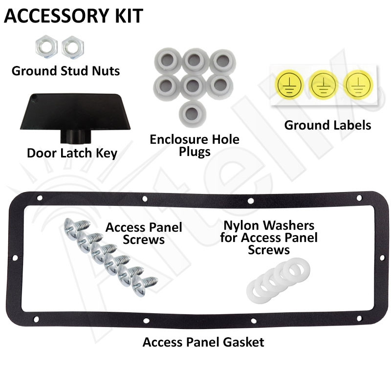 Altelix 16x16x8 Vented Steel Weatherproof NEMA Enclosure with