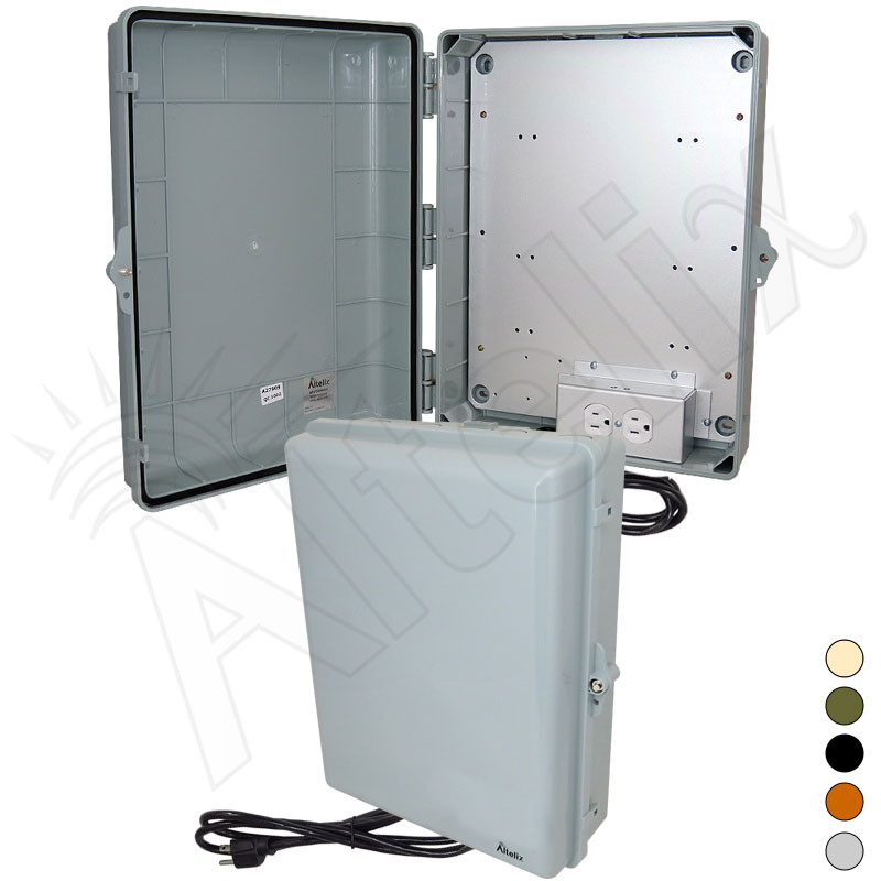 Altelix 17x14x6 NEMA Polycarbonate Enclosure with 120 VAC Power