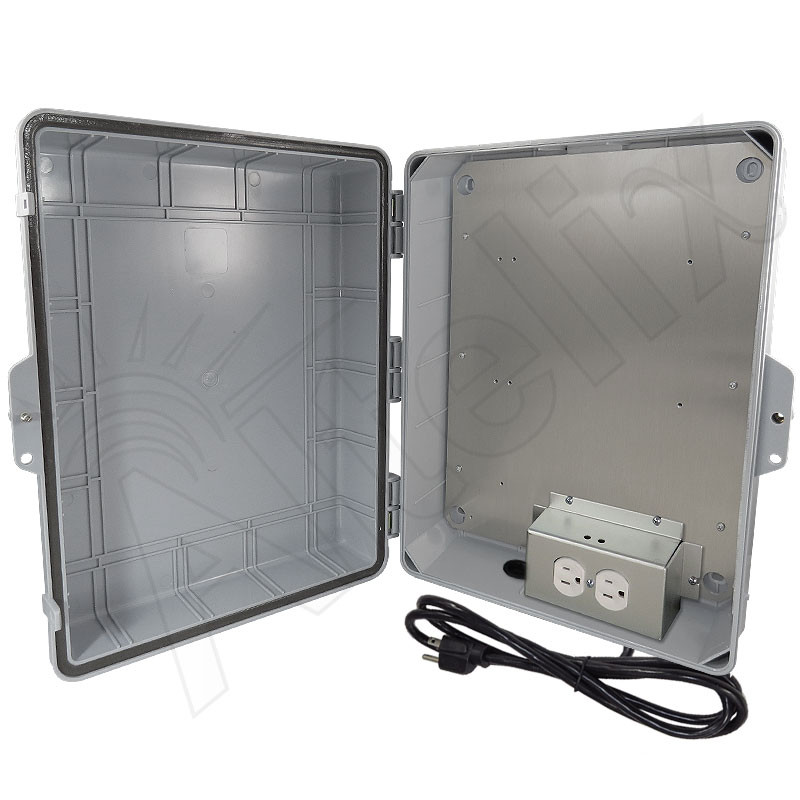 59ボックス Altelix 17x14x6 PC + ABS Weatherproof Power Box NEMA Enclosure