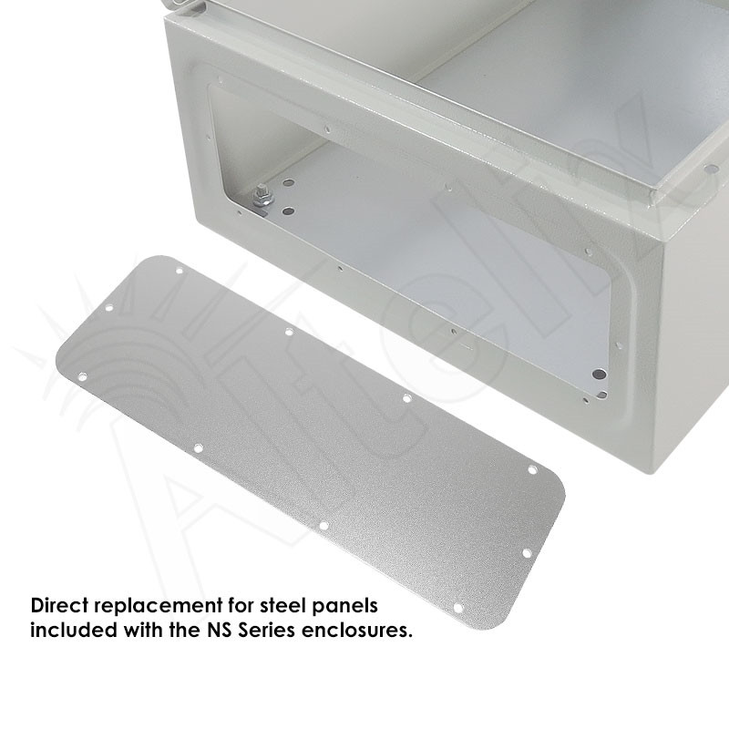 Blank Aluminum Access Panel for 16 Inch Wide Enclosures - Altelix