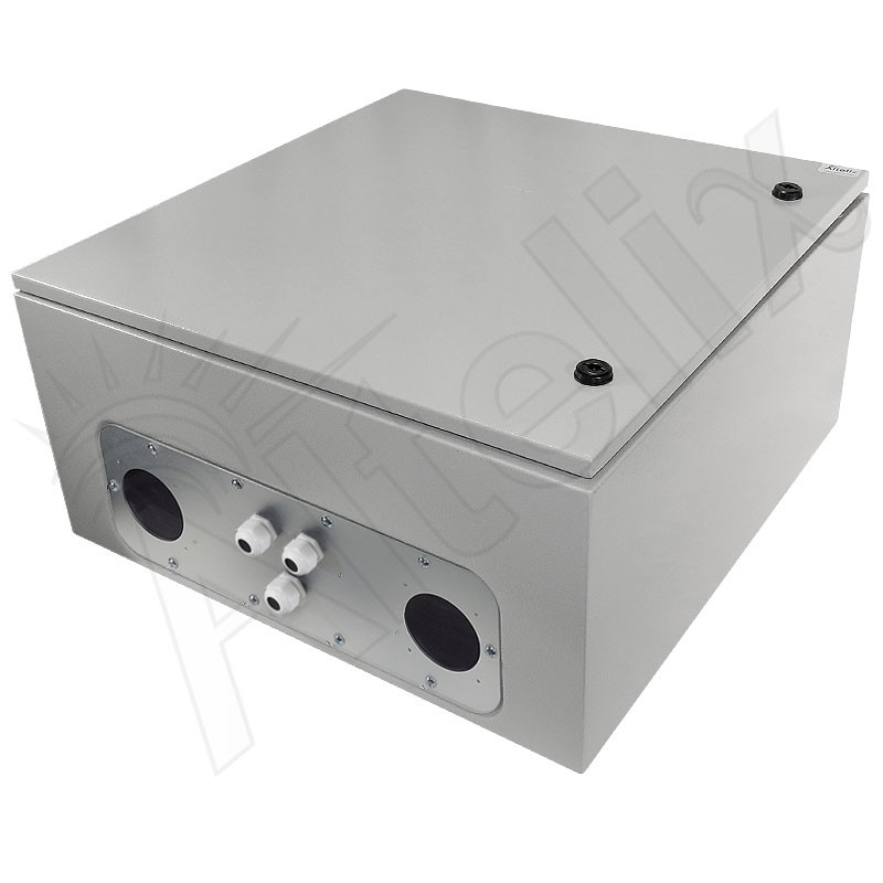 Altelix 24x24x12 Steel Weatherproof NEMA Enclosure with Dual 48