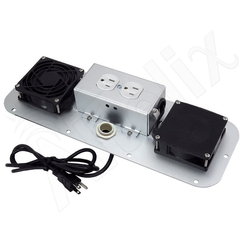 Power Module with 120VAC Outlets and Cooling Fan for NS161608