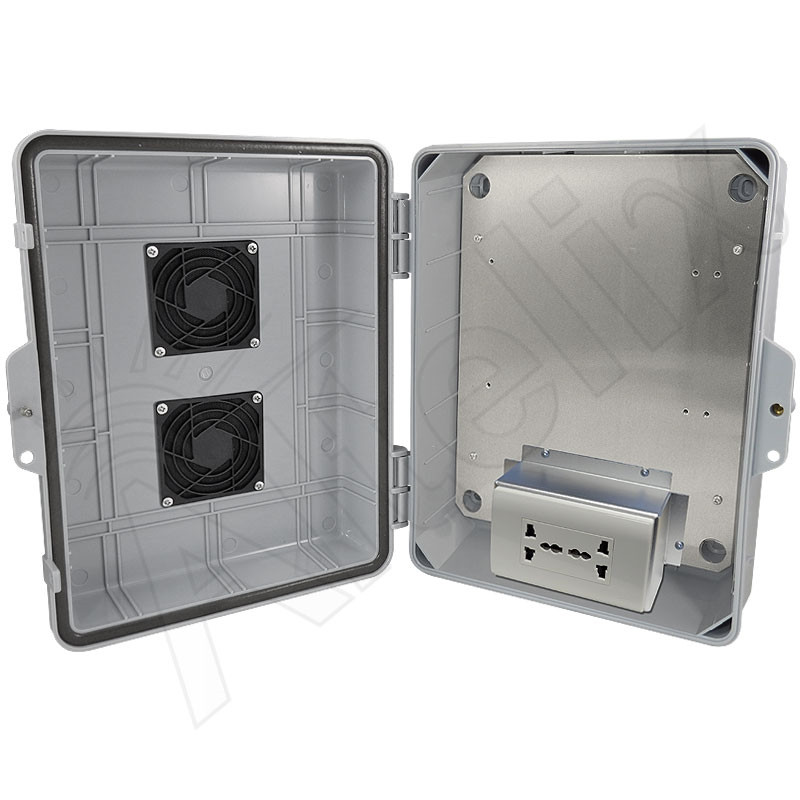 Altelix 14x11x5 NEMA Polycarbonate Vented Enclosure with 100-240