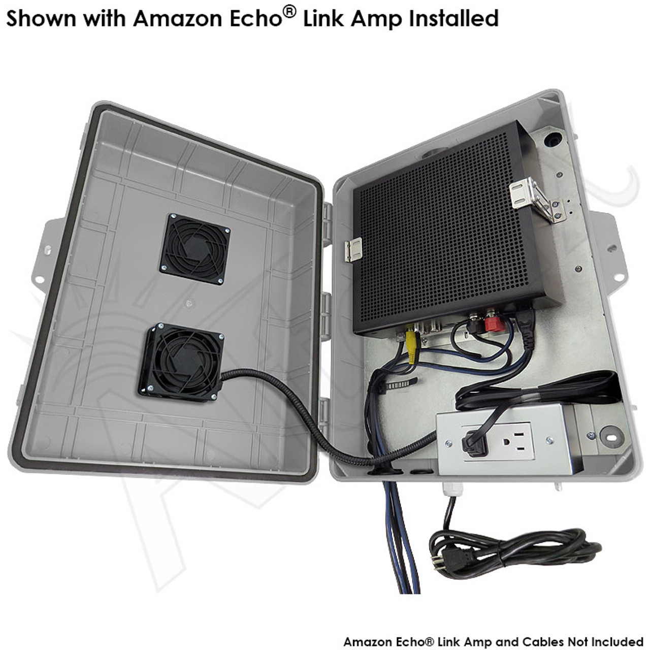 Altelix Enclosure for SONOS® AMP, Amazon® Echo Link Amp, Bluesound®  Powernode, WiiM® Pro