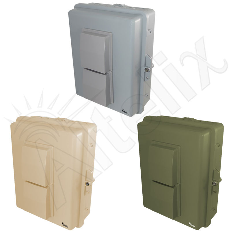 Altelix 14x11x5 NEMA Polycarbonate Vented Enclosure with Cooling