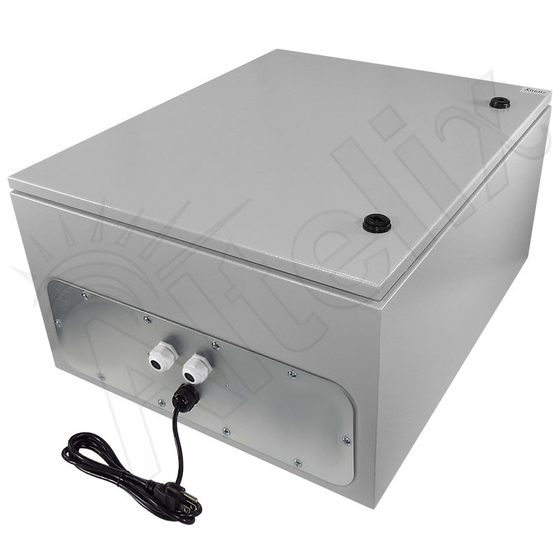 Altelix 24x20x12 NEMA 4X Steel Weatherproof Enclosure with Dual