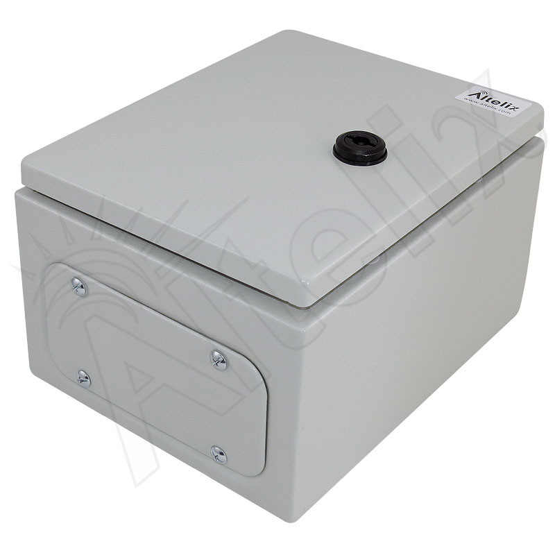 Altelix 10x8x6 NEMA 4X Steel Weatherproof Enclosure with Steel