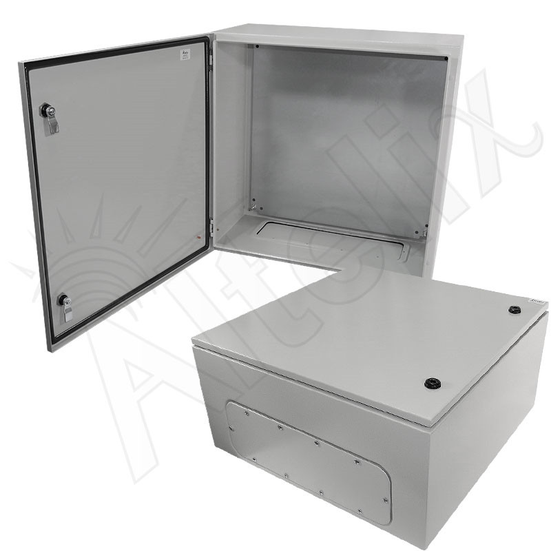 Altelix 24x24x12 NEMA 4X Steel Weatherproof Enclosure with Steel