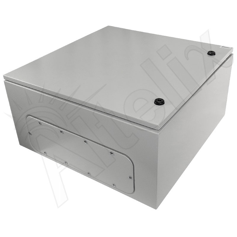 Altelix 24x24x12 NEMA 4X Steel Weatherproof Enclosure with Steel