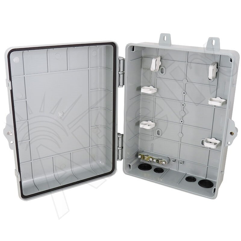 Altelix 12x9x5 NEMA 4X Polycarbonate Pole Mount Utility Box
