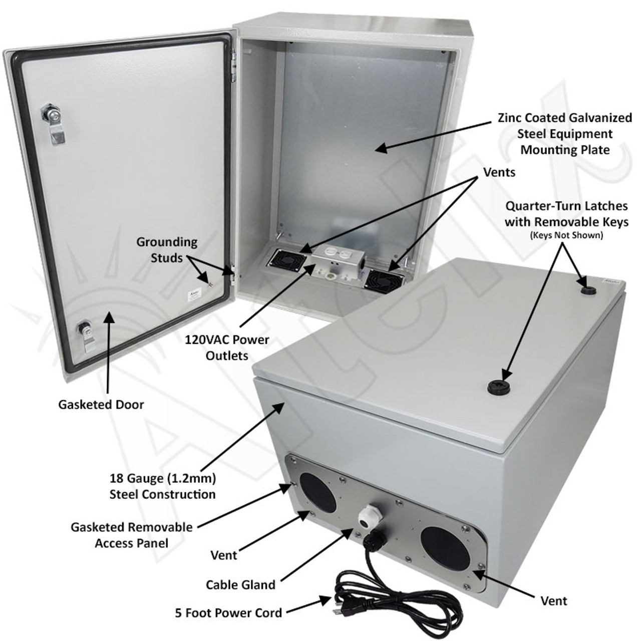 Altelix Weatherproof Vented Enclosure for  Ring® Range Extender