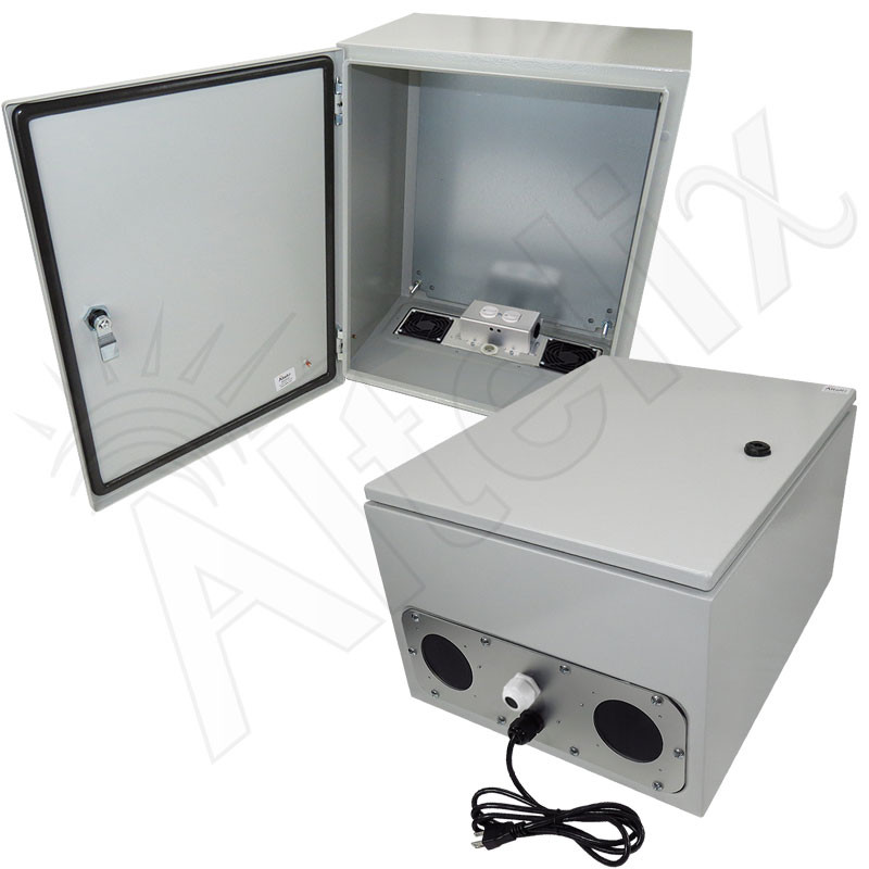 ウェルボックス Altelix 20x16x12 Vented Steel Weatherproof NEMA Enclosure with 120