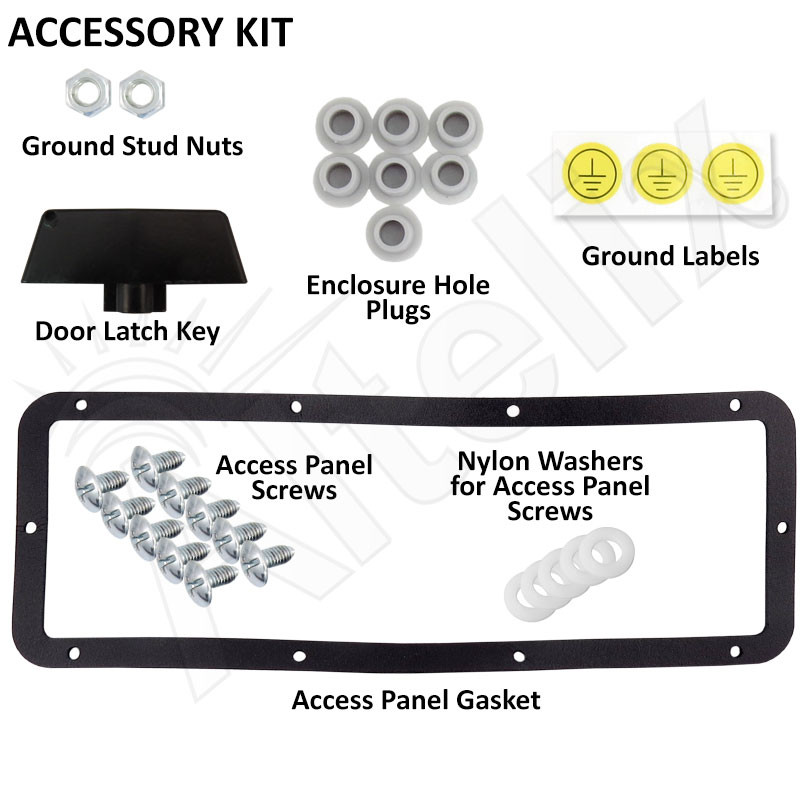 Altelix 20x16x12 Vented Steel Weatherproof NEMA Enclosure with