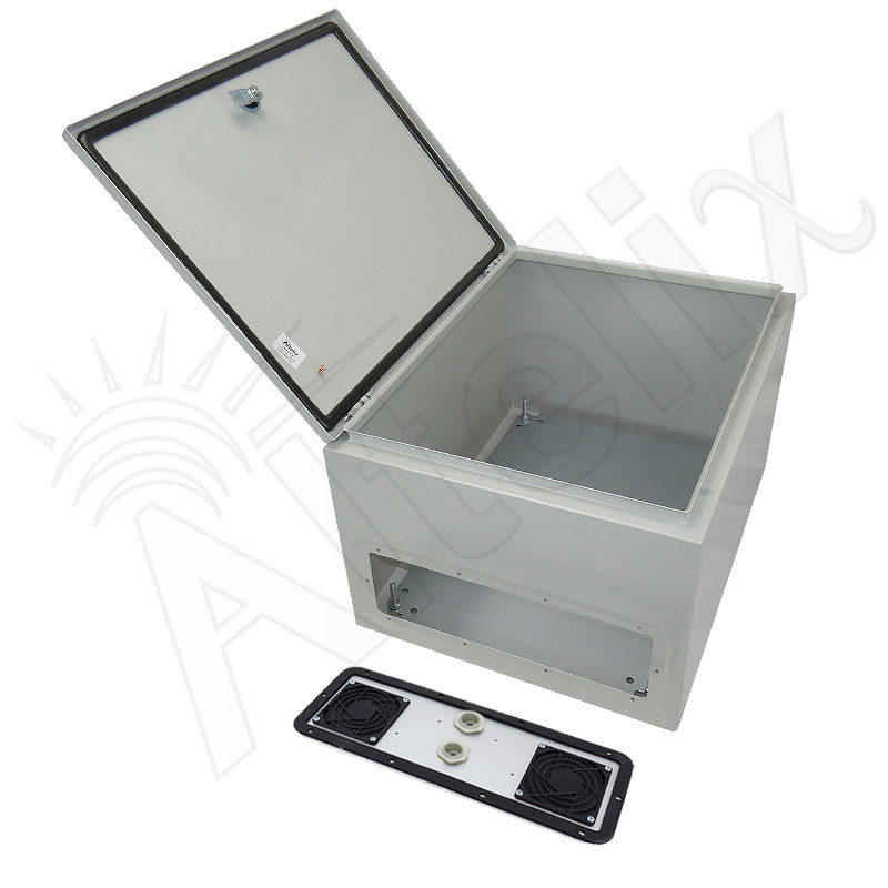 Altelix 20x16x12 Vented Steel Weatherproof NEMA Enclosure with
